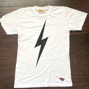 Aviator Nation Bolt Tee White SMALL